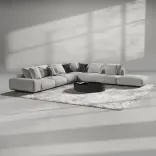 Модульный диван Leggero, Silver Drop 1