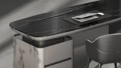 Office desk Acutis, Caramel Amber 2