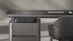 Office desk Acutis, Caramel Amber 3