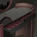 Dressing table Artistry, Royal Amaranth 3