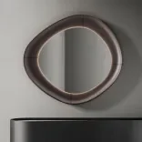 Wall mirror Lumen Aura, Chestnut Caramel 1