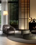 Cozy lounge zone with exclusive coffee tables Elemento