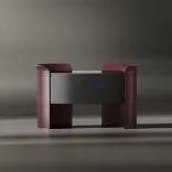 BEDSIDE TABLE Lily (920), Royal Amaranth 1