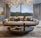 ## _Subtle harmony in the Infinito L coffee table_