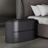 Bedside table Drum (900), Amethyst Depth 3