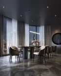 Designer dining room with elite dining table Fusion