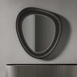 Wall mirror Lumen Glow, Onyx Black 1