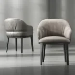 Стул Plisse Base, Beige Silk 1