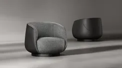 Armchair Rotatus, Onyx Black 2