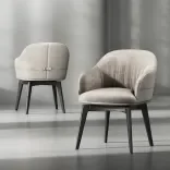 Chair Palatium Rotate, Beige Silk 1