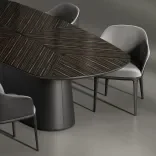 Table Metaform Uno, EBONY WOOD 1