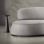 Sofa Virgola, Silver drop 2